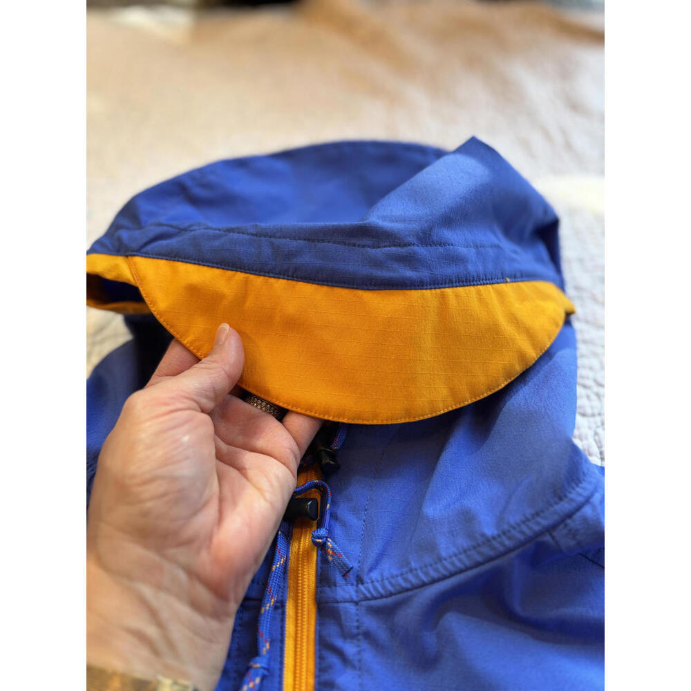 Marmot Blue and Yellow Windbreaker Jacket‎ with Hood Women's Size Small - Picture 6 of 9